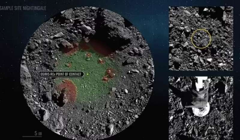 la missione per recuperare frammenti dell asteroide bennu 6