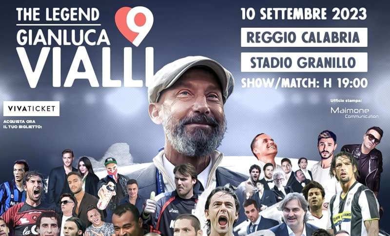 la partita di beneficenza THE LEGEND GIANLUCA VIALLI