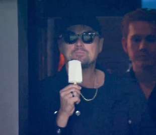 leonardo dicaprio allo stadio per lafc inter miami