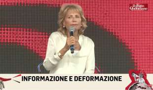 lilli gruber alla festa del fatto quotidiano