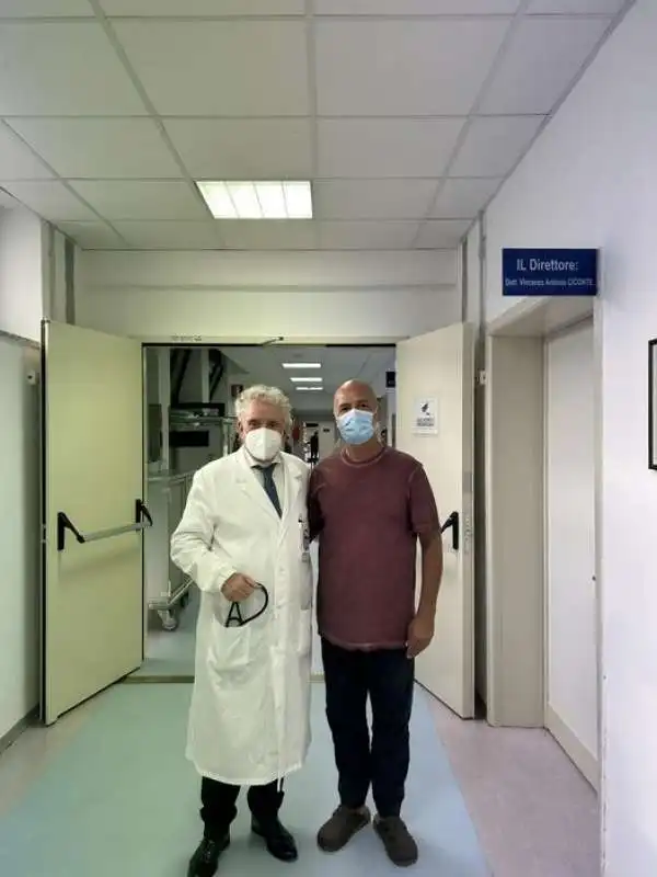 luciano sorbillo in ospedale 