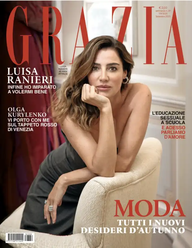 LUISA RANIERI INTERVISTATA SU GRAZIA