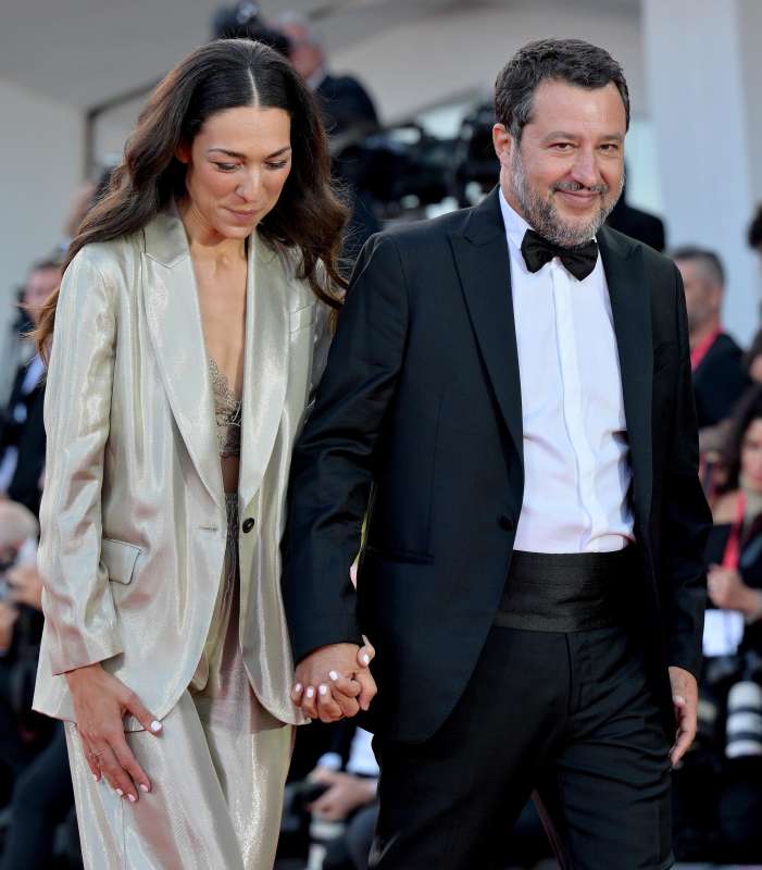 matteo salvini e francesca verdini alla mostra del cinema di venezia 6