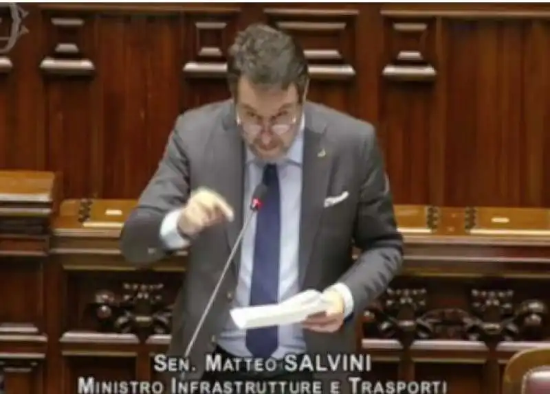 matteo salvini - question time alla camera 