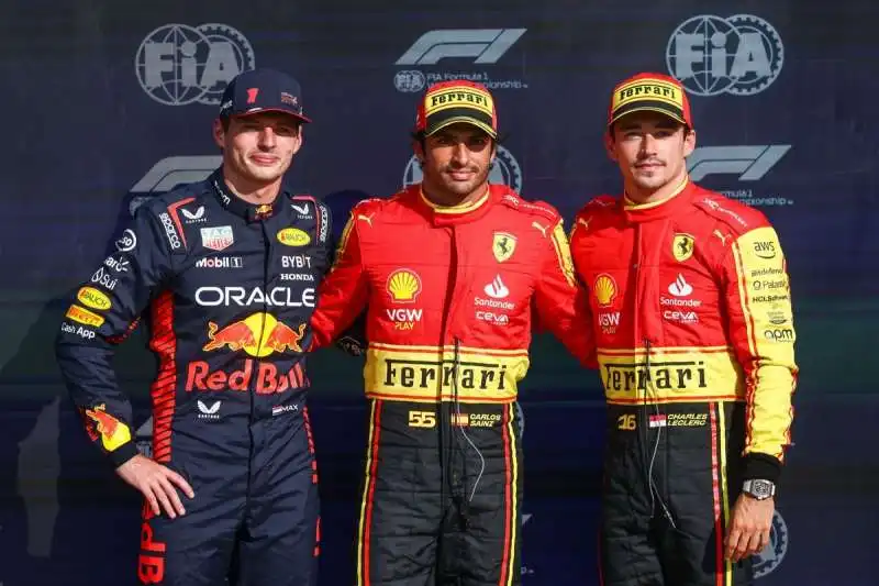 max verstappen carlos sainz charles leclerc 