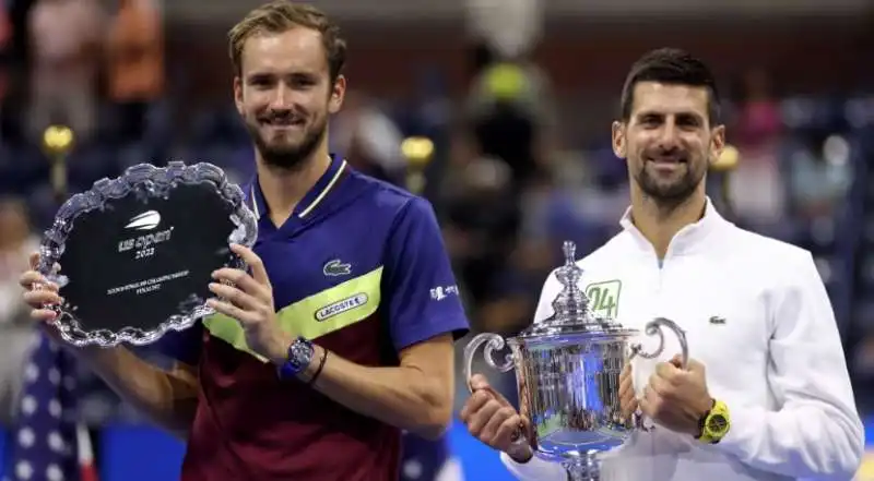 medvedev e djokovic - us open 2023