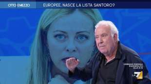 michele santoro attacca giorgia meloni a otto e mezzo 2