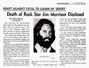 morte jim morrison los angeles times