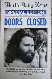 morte jim morrison world daily news