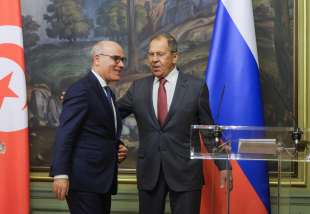 Nabil Ammar con lavrov a mosca