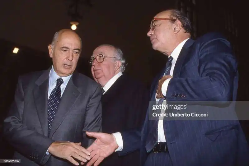 NAPOLITANO CRAXI SPADOLINI