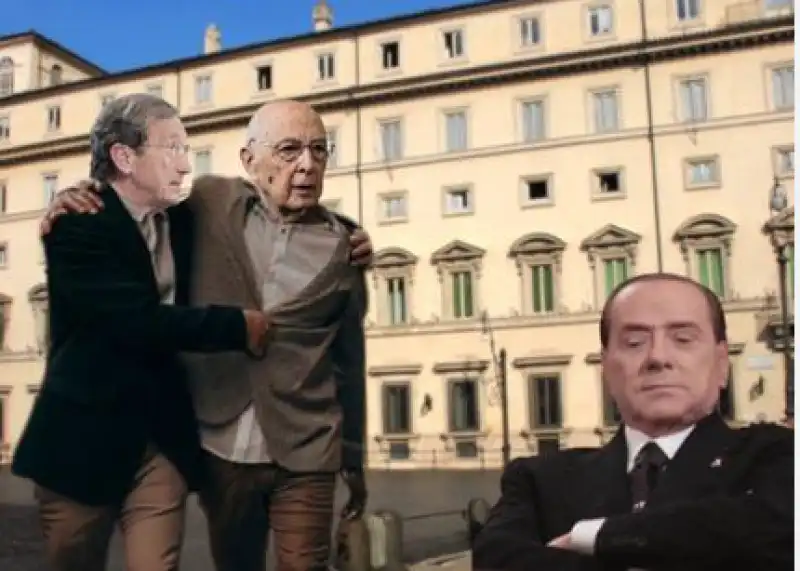 napolitano fini berlusconi