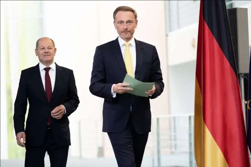 Olaf Scholz e Christian Lindner 