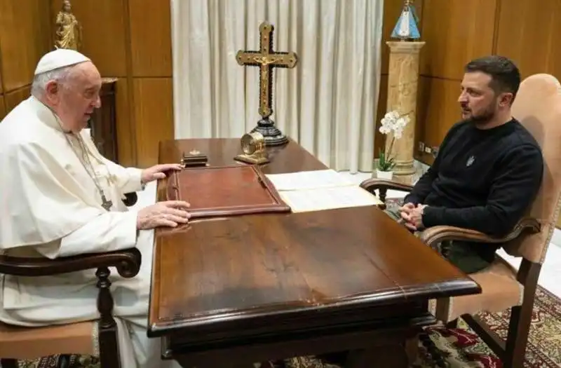 papa francesco volodymyr zelensky 1