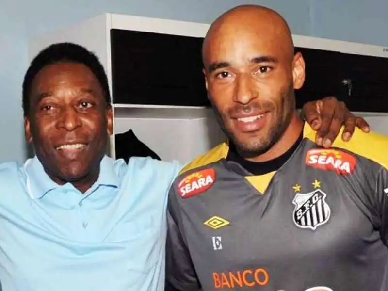 pele e il figlio edinho