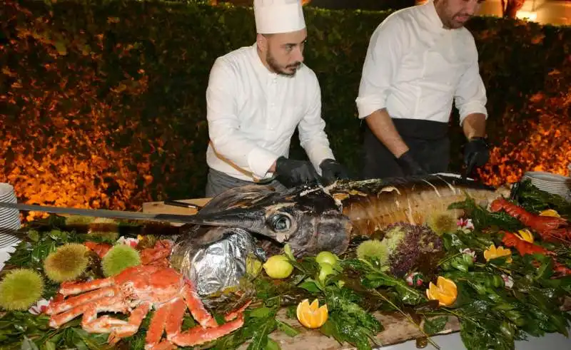 pesce spada per gli invitati