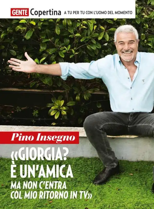 pino insegno foto marco rossi gente