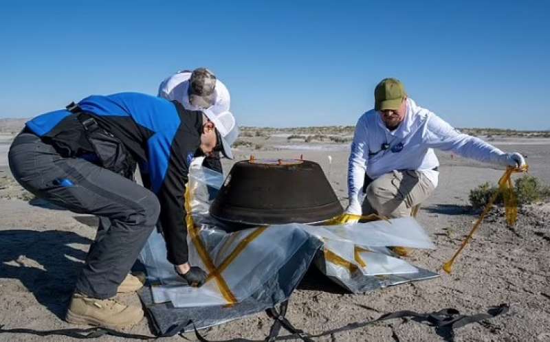 recupero della capsula della sonda osiris rex 1