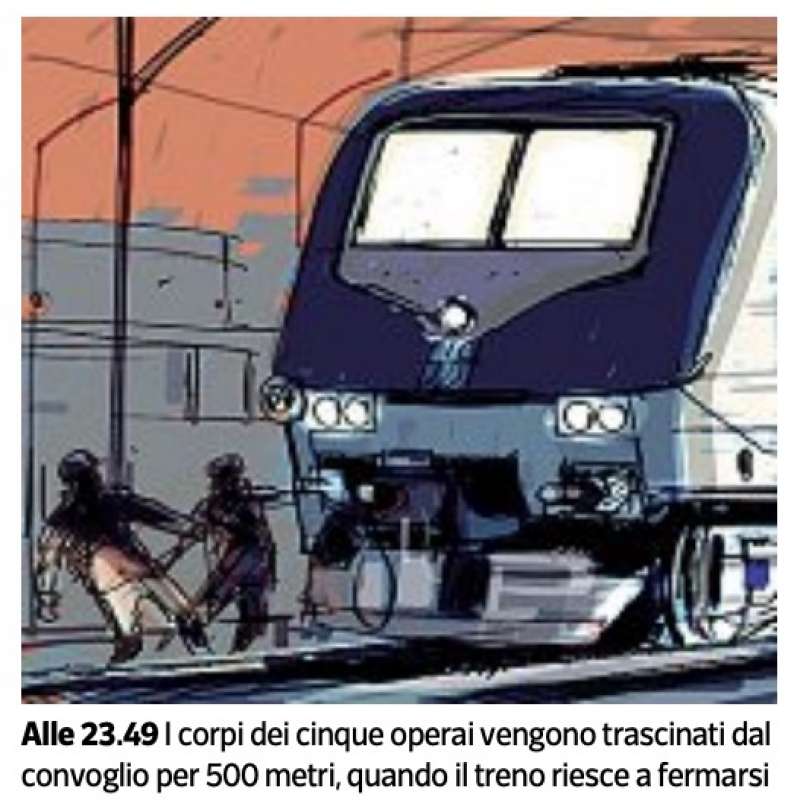 ricostruzione dell incidente alla stazione di brandizzo 3