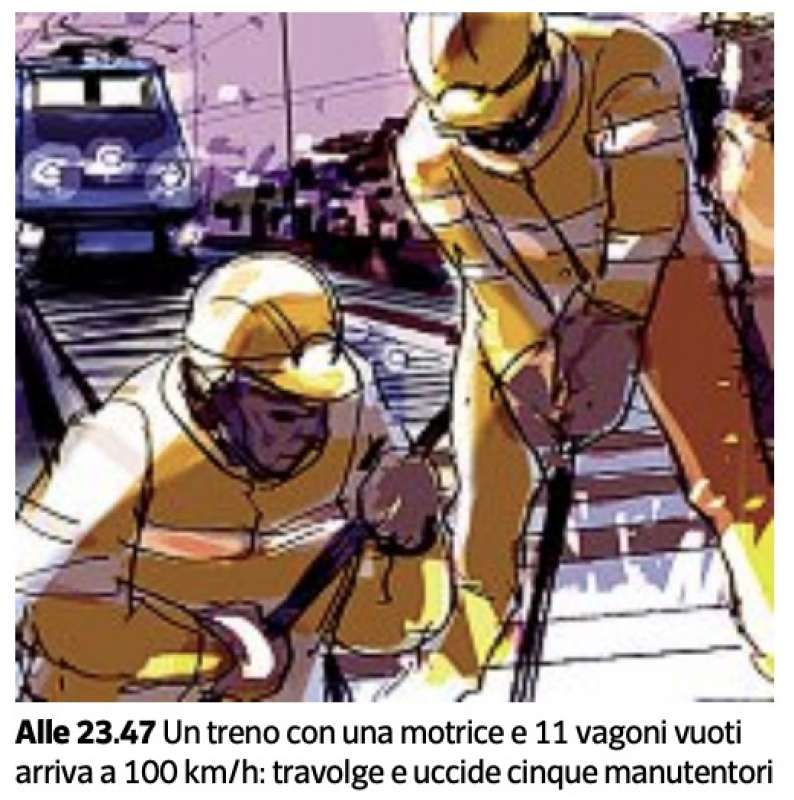 ricostruzione dell incidente alla stazione di brandizzo 4