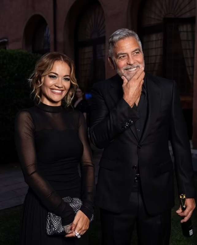 rita ora george clooney