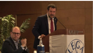 salvini contestato hotel ergife roma