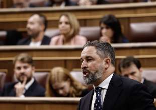 santiago abascal in parlamento