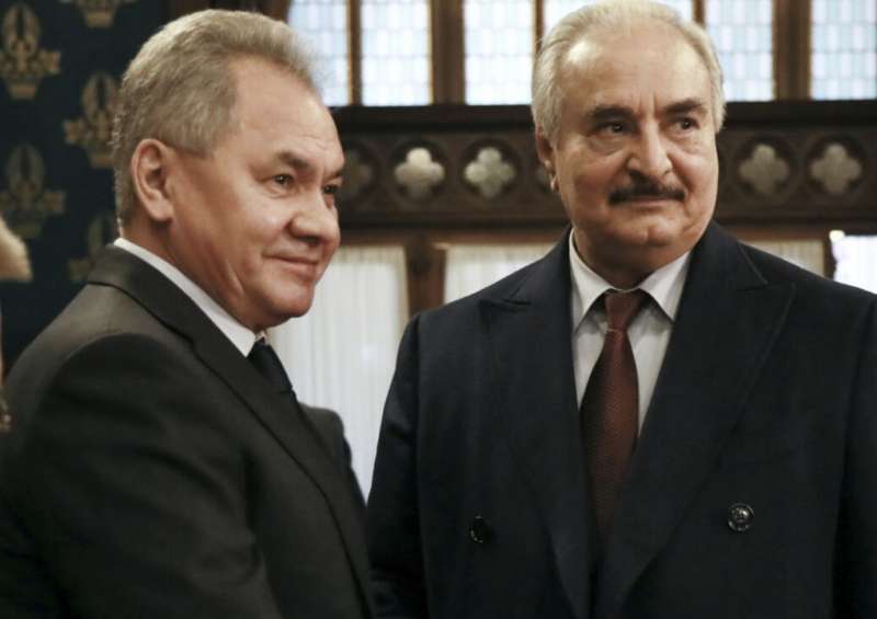 sergei shoigu khalifa haftar