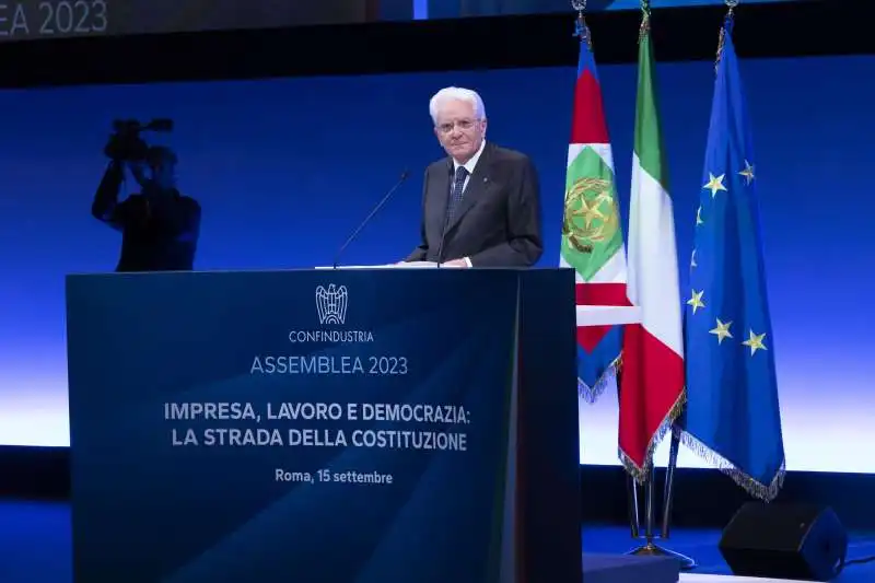 sergio mattarella   assemblea di confindustria 1