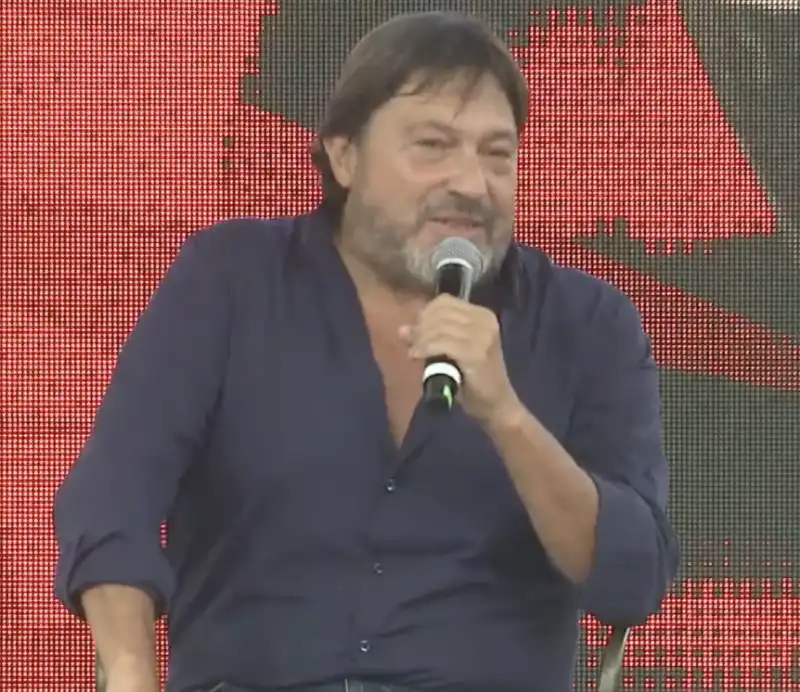 SIGFRIDO RANUCCI ALLA FESTA DEL FATTO QUOTIDIANO