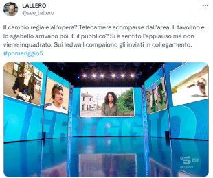 tweet su myrta merlino - pomeriggio 5