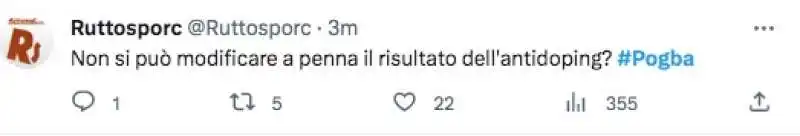 tweet sulla positivita al testosterone di pogba 12