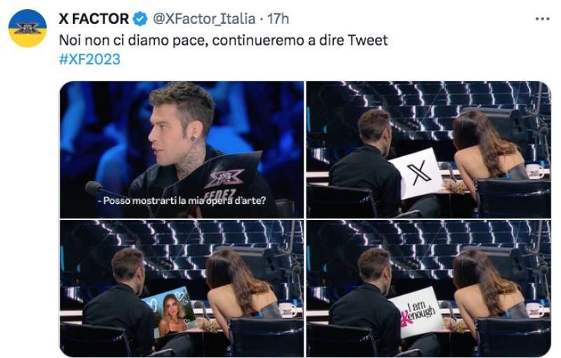 tweet xfactor 1