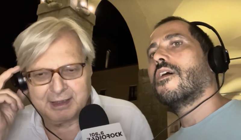 vittorio sgarbi radio canta a rock toto cutugno 3