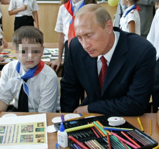 vladimir putin in una scuola