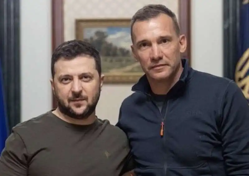 VOLODYMYR ZELENSKY - ANDRIJ SHEVCHENKO  