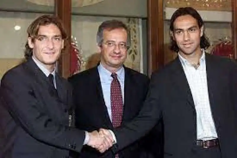 WALTER VELTRONI FRANCESCO TOTTI ALESSANDRO NESTA