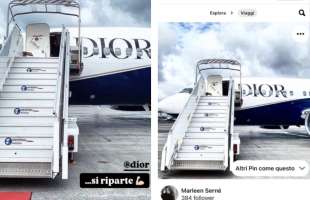 a sinistra storia instagram di maria rosaria boccia a destra la foto presa dal web 1