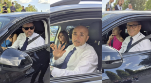 andrea barzagli luciano spalletti marco landucci al matrimonio di gigi buffon e ilaria d amico