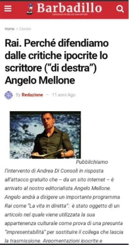 andrea consoli difende angelo mellone