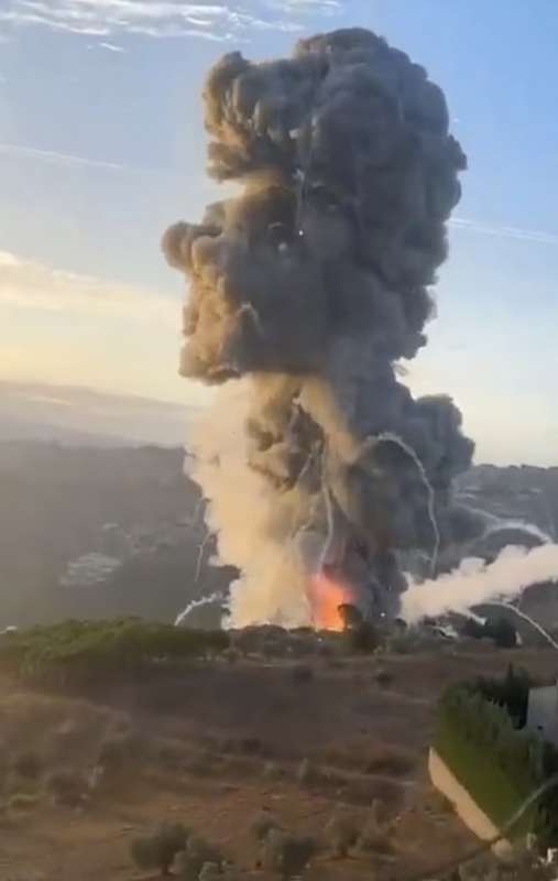 attacchi israeliani in libano 8