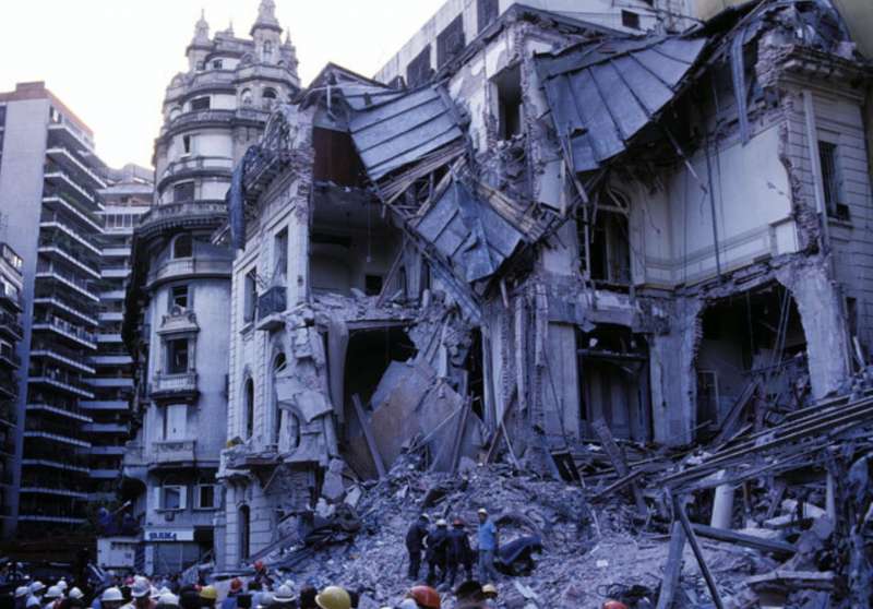 ATTENTATO ALL AMBASCIATA ISRAELIANA A BUENOS AIRES - 1992