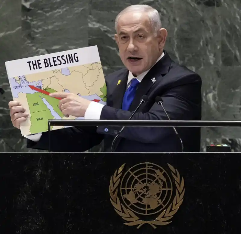 benjamin netanyahu - discorso onu