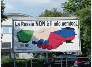 cartellone la russia non è il mio nemico