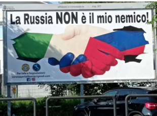 cartellone la russia non è il mio nemico