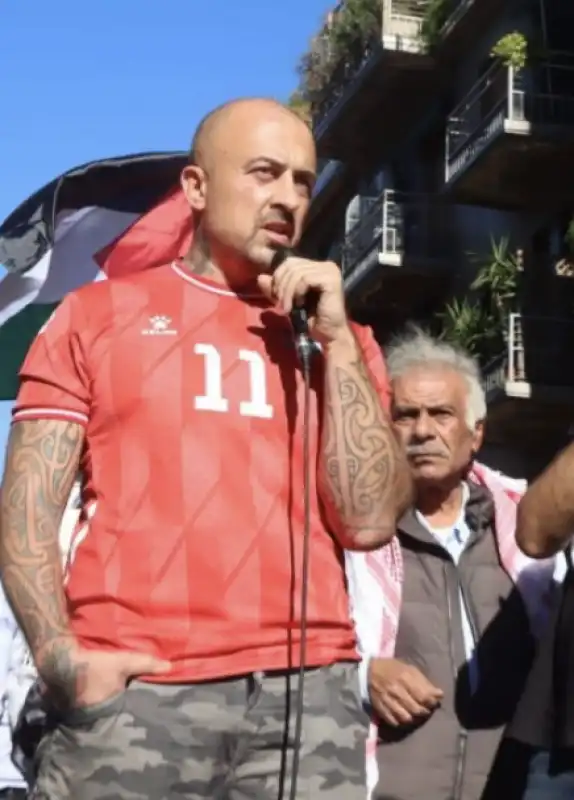 CHEF RUBIO MANIFESTAZIONE PRO PALESTINA A MILANO