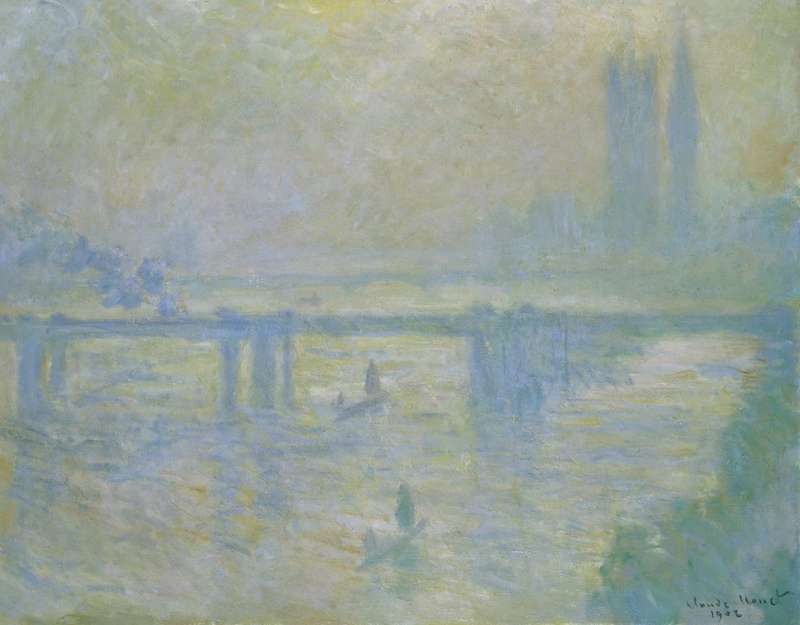 claude monet london charing cross bridge 1902