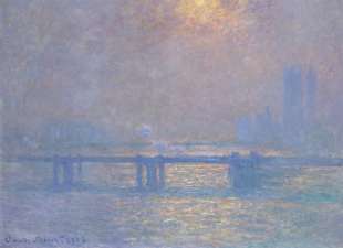 claude monet london charing cross bridge 1903