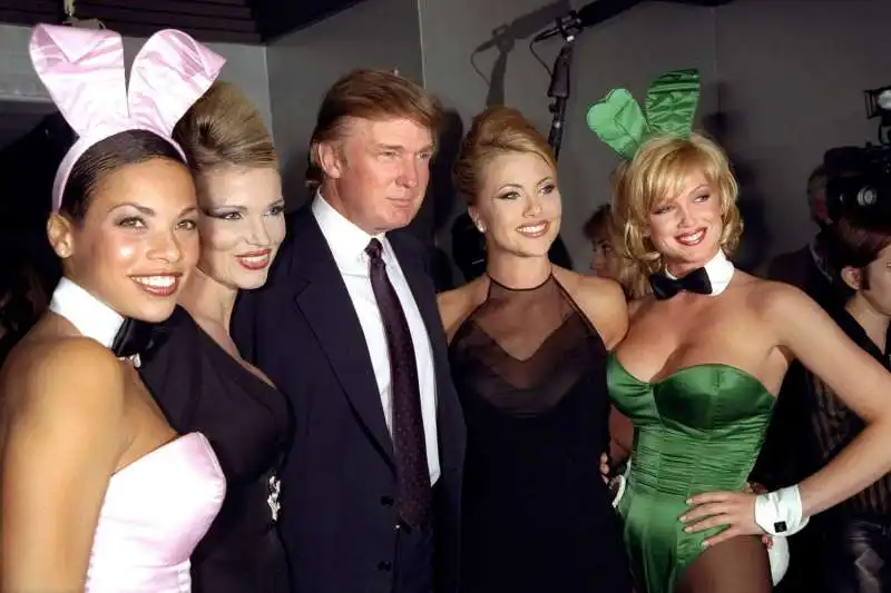 donald trump conigliette playboy