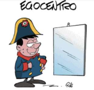 EGOCENTRO - VIGNETTA SU MATTEO RENZI BY ROLLI - IL GIORNALONE - LA STAMPA